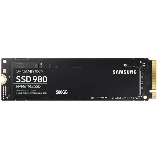 Samsung 980 500GB Up to 3,500 MB/s PCIe 3.0 NVMe M.2 (2280)